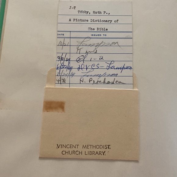 1949, A Picture Dictionary of the Bible Hardcover Book by Ruth P. Tubby. - Picture 11 of 14